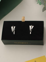 Silver Paper Plane Cufflinks - TOSSIDO