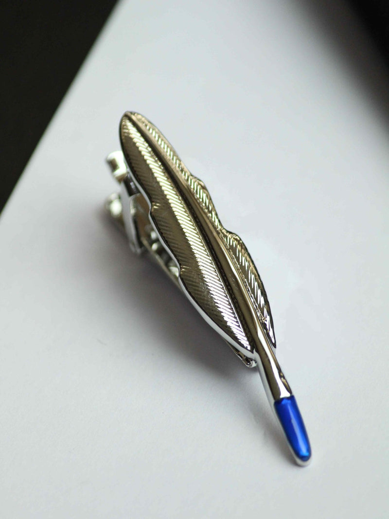 Silver Quill Tie bar - TOSSIDO