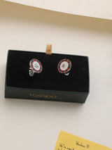 Silver Roulette Cufflinks - TOSSIDO