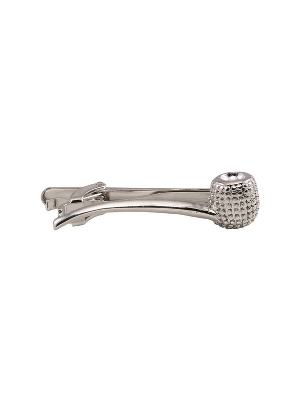 Silver Smoking Pipe Tie bar - TOSSIDO