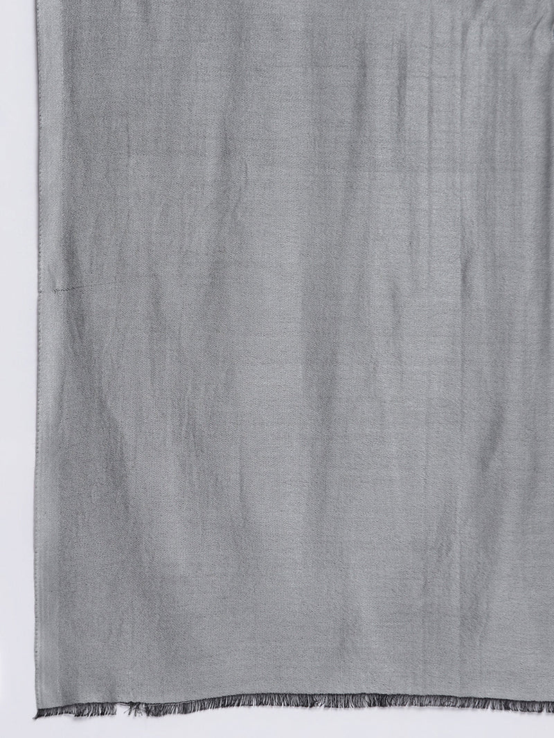 Silver Solid Stole - TOSSIDO