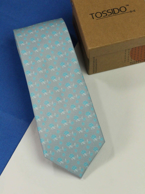 Sky Blossom Necktie - TOSSIDO