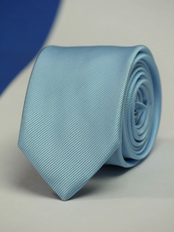 Sky Blue Skinny Necktie - TOSSIDO