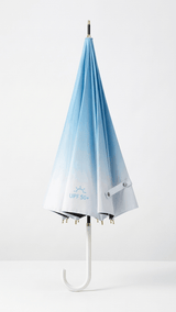 Sky Blue & White Merger Umbrella - TOSSIDO