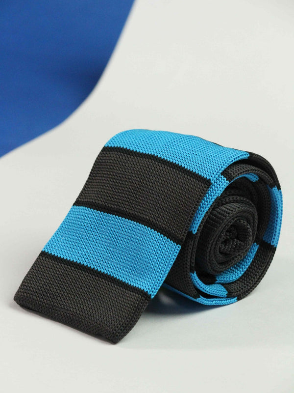Slam Stripe Knitted Necktie - TOSSIDO