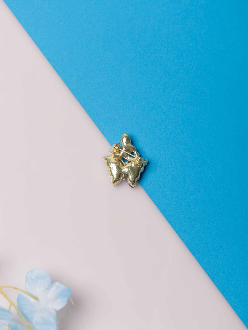 Small Purple Butterfly Brooch - TOSSIDO