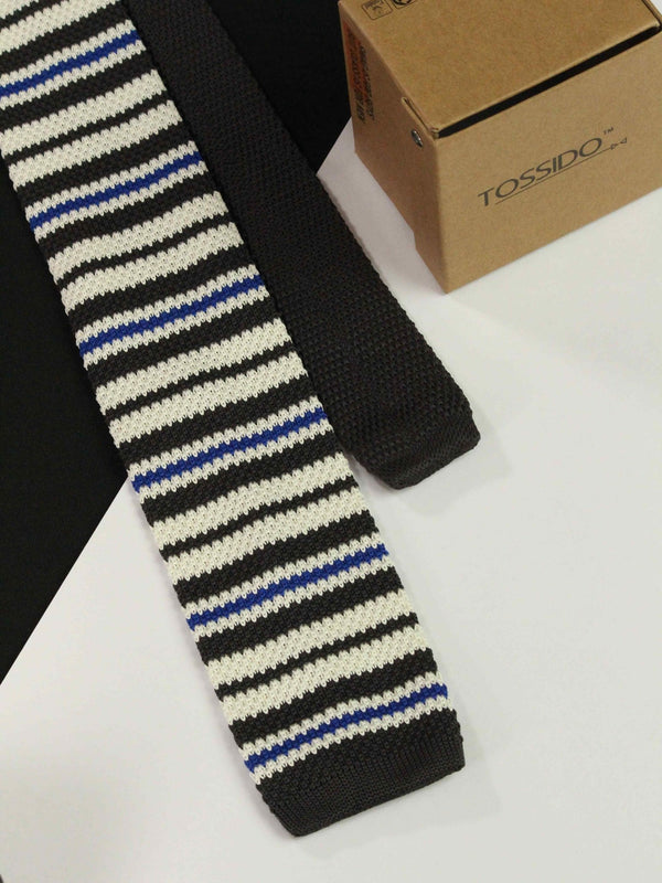 Snappy Knitted Necktie - TOSSIDO