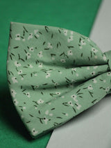 Soft Ice Cotton Bowtie & Pocket Square Set - TOSSIDO