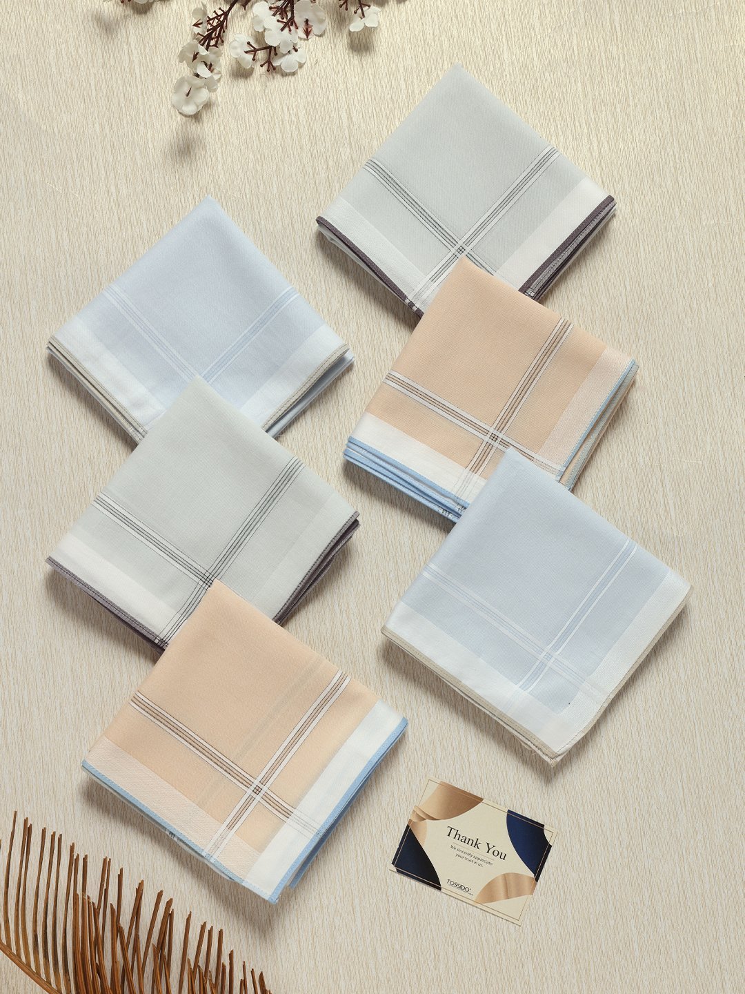 Soft Spectrum Cotton Handkerchief Set