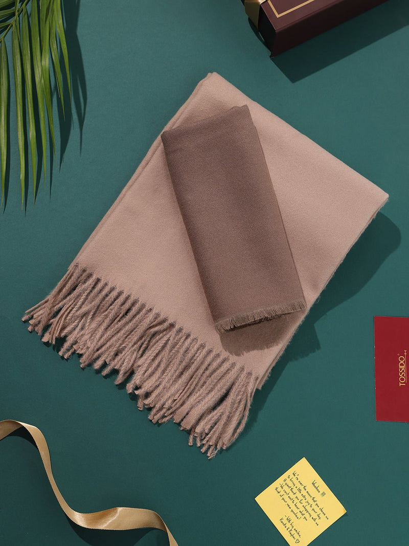 Soft & Stylish Wool Mufflers for Couples - TOSSIDO
