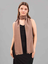 Solid Brown Muffler - TOSSIDO