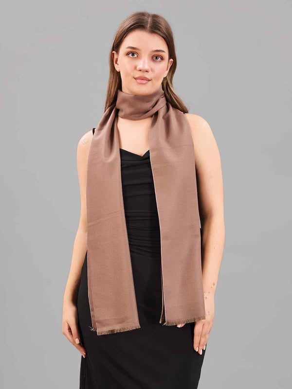 Solid Brown Muffler - TOSSIDO