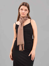 Solid Brown Muffler - TOSSIDO