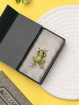 Sparkling Forest Frog Brooch - TOSSIDO