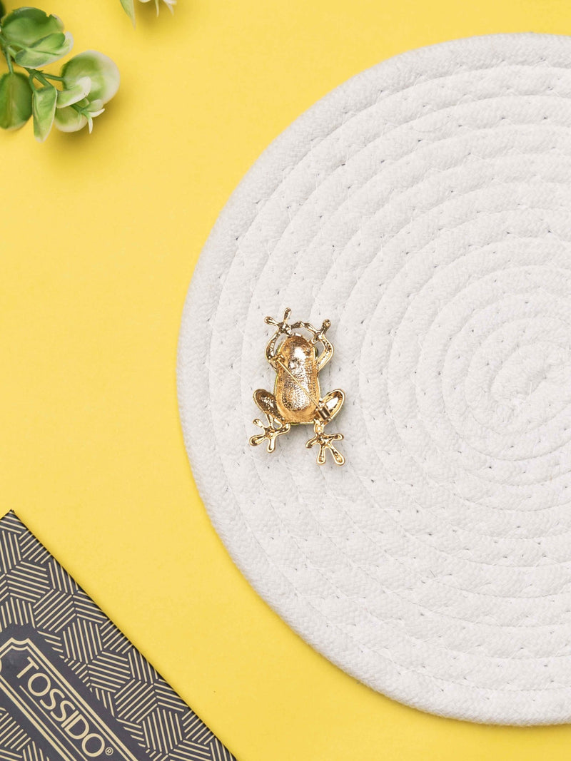 Sparkling Forest Frog Brooch - TOSSIDO