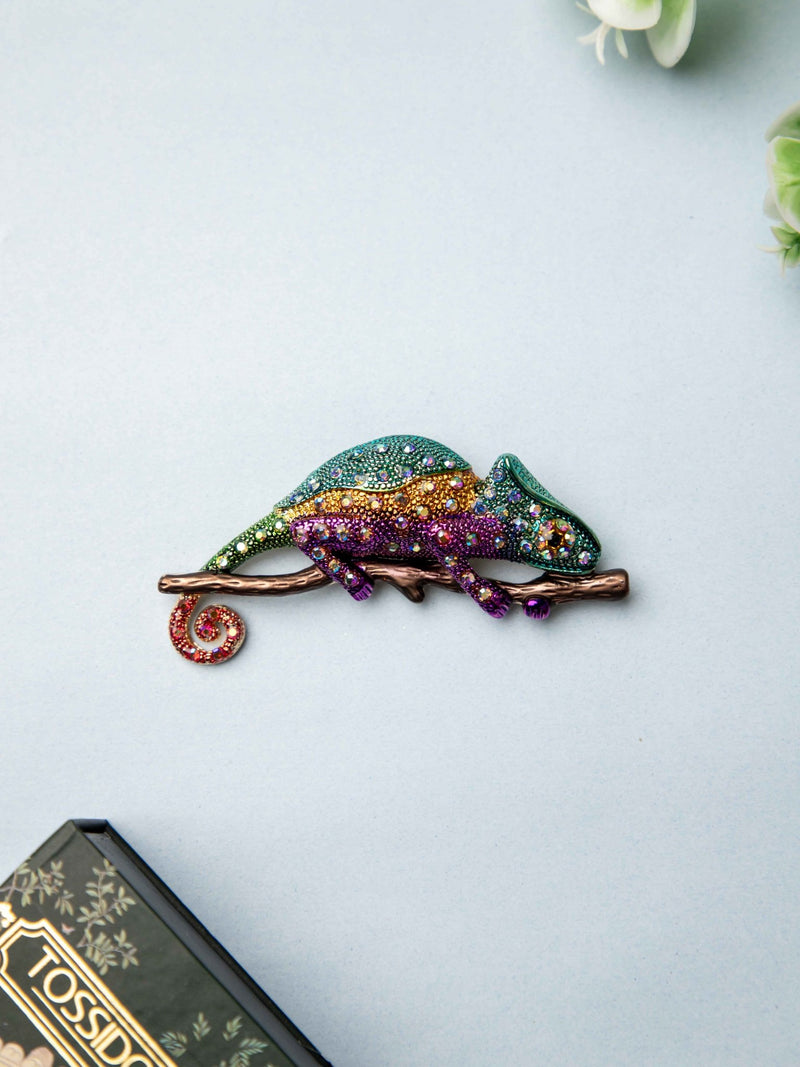 Spectrum Chameleon Art Brooch - TOSSIDO