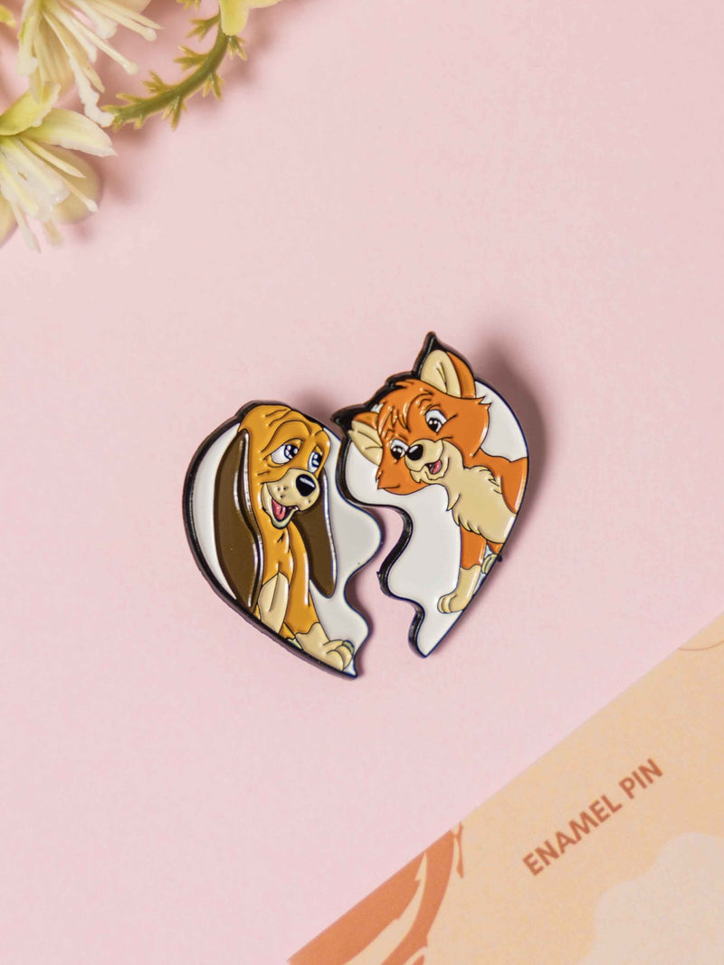 Splitting Enamel Pin