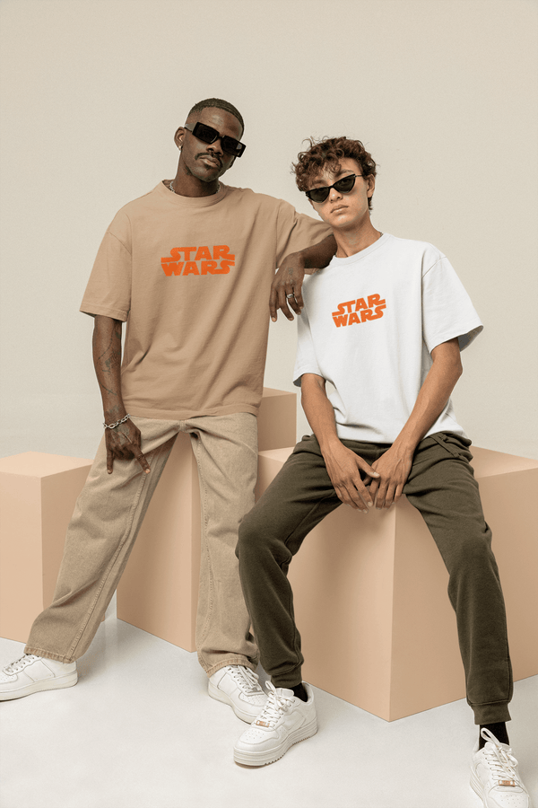 Star Wars Stormtrooper Beige Oversized Tee - TOSSIDO