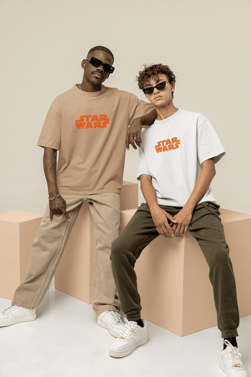 Star Wars Stormtrooper Beige Oversized Tee - TOSSIDO