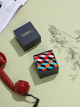 Statement Grid Cotton Socks Set - TOSSIDO