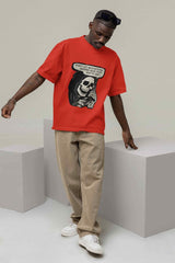 Stay Uninspired: Demotivated Oversized Tee - TOSSIDO