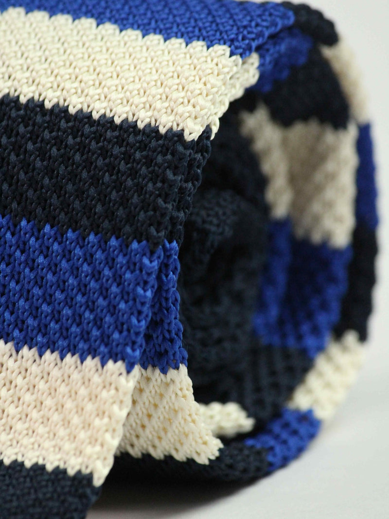 Streak Up Knitted Necktie - TOSSIDO