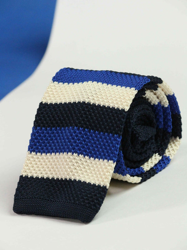 Streak Up Knitted Necktie - TOSSIDO