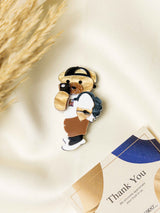 Street Charm Bear Brooch - TOSSIDO