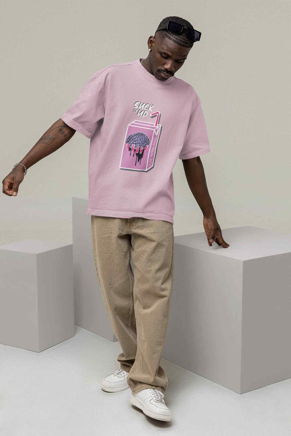 Suck it Up: The Essence of Brain Juice Oversized Tee - TOSSIDO