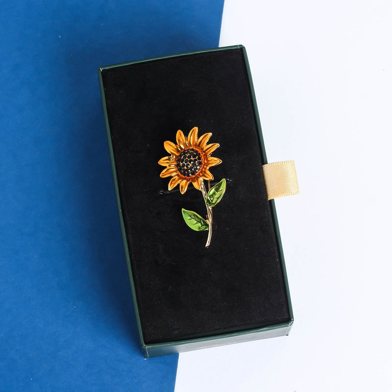 Sunflower Brooch - TOSSIDO