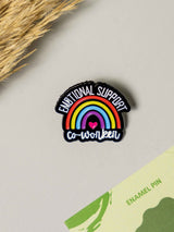 Supportive Typography Enamel Pin - TOSSIDO