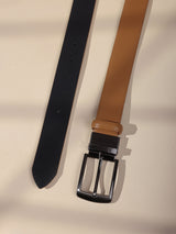 Tan & Black Reversible Leather Belt