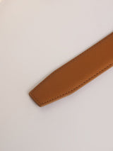 Tan No-Hole Men's Belt