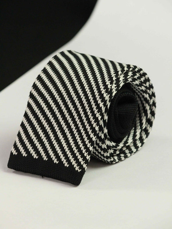 Tangy Knitted Necktie - TOSSIDO