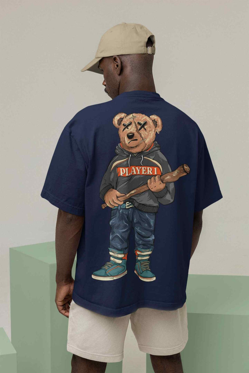 Teddy's Baseball Oversized Tee - TOSSIDO