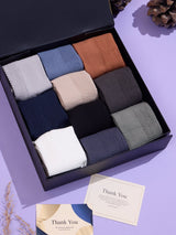 Textured Everyday Socks – Pack of 10 - TOSSIDO