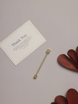 The Beaumont Coin Collar Pin - TOSSIDO