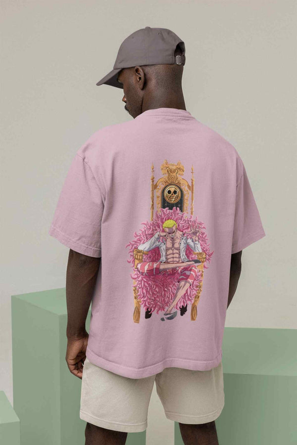 The Birdcage: Doflamingo's Web of Control Oversized Tee - TOSSIDO