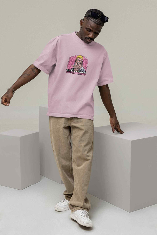 The Birdcage: Doflamingo's Web of Control Oversized Tee - TOSSIDO