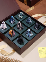 The Elite Edition: 9 - Piece Designer Pocket Square Collection - TOSSIDO
