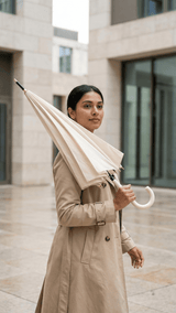 The Ivory Elegance Umbrella - TOSSIDO
