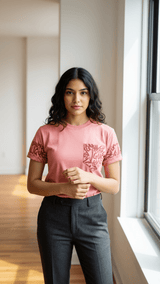 The JGU Blush Graffiti T-Shirt - TOSSIDO