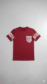 The JGU Crimson Graffiti T-Shirt - TOSSIDO
