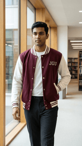 The JGU Heritage Varsity Jacket - TOSSIDO