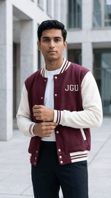 The JGU Heritage Varsity Jacket - TOSSIDO