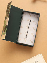 The Onyx Regent Collar Pin - TOSSIDO