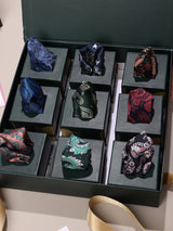 The Signature 9 - Piece Pocket Square Gift Box - TOSSIDO