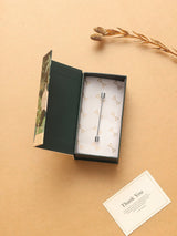 The Sterling Barrel Collar Pin - TOSSIDO