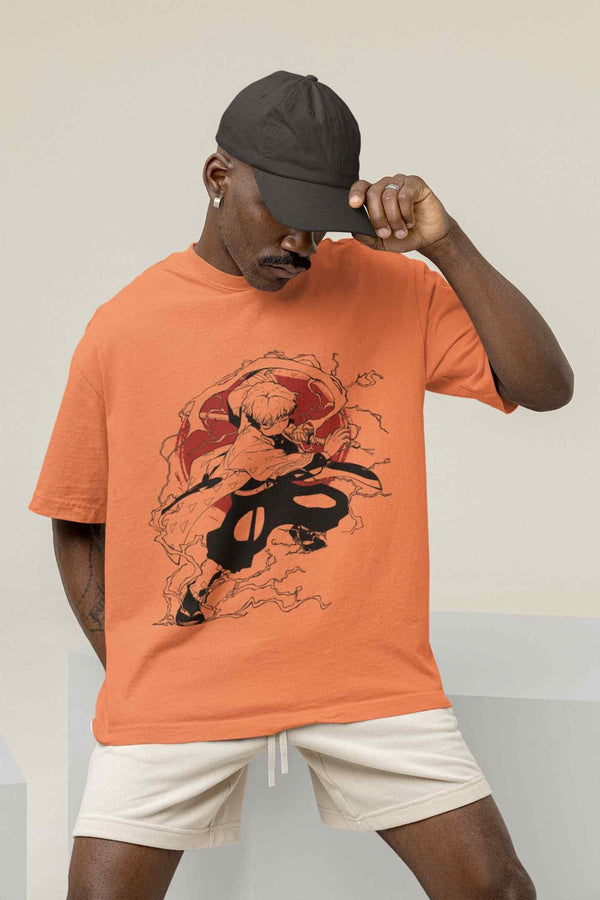 Thunderclap Zenitsu: Oversized Tee - TOSSIDO
