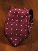 Maroon Necktie & Pocket Square Giftset